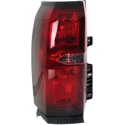 Tail Light For 2015-2017 Chevrolet Tahoe LS LH w/ Bulb Clear & Red Lens
