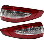 Tail Light For 2013-2016 Ford Fusion Energi Titanium LH and RH Outer CAPA