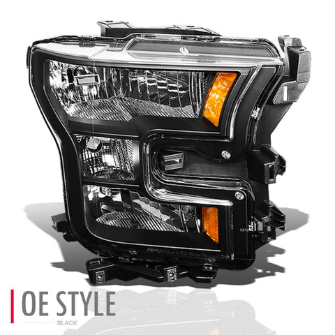 15-17 d F150 OE Style Front Driving Headlight Lamp Right FO2503335 Black
