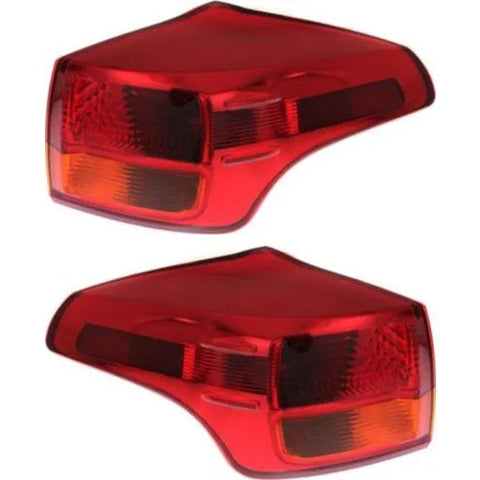 Set of 2 Halogen Tail Light For 2013-2015 Toyota RAV4 LE LH & RH Japan Made