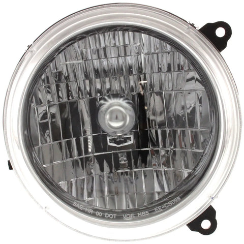 Headlight For 2002-2003 Jeep Liberty Right Clear Lens With Bulb