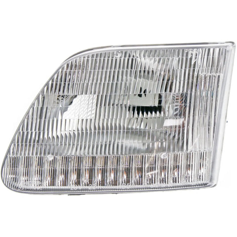 Headlight For 97-2003 Ford F-150 97-99 F-250 Driver Side w/ bulb