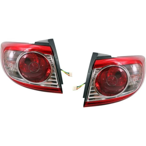 Set of 2 Tail Light For 2010-2012 Hyundai Santa Fe GL LH & RH Outer