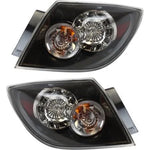 Set of 2 LED Tail Light For 2005-2009 Mazda 3 S Hatchback LH & RH w/ Bulb(s)