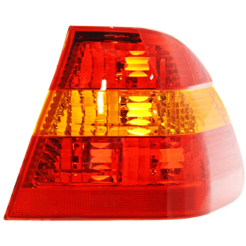 Halogen Tail Light For 2002-2005 BMW 325i Sedan Right Outer Amber & Red Lens