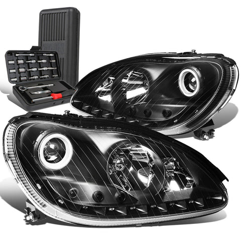 2000-2006 Mercedes-Benz S-Class LED DRL Projector Headlights+Too
