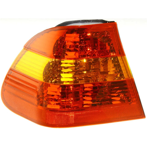 Tail Light for 2002-2005 BMW 325i & 325xi & 330i LH Outer Sedan Amber & Red Lens