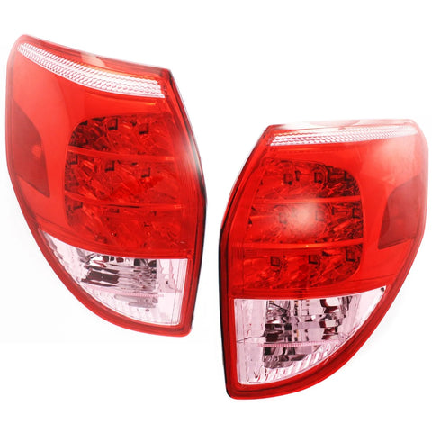 Halogen Tail Light Set For 2006-2008 Toyota RAV4 Clear Lens 2Pcs