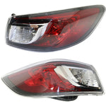 Tail Light For 2010-2013 Mazda 3 Set of 2 Driver and Passenger Side Outer CAPA