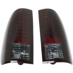 Tail Light For 97-2003 Ford F-150 Set of 2 LH and RH Smoke Red Lens