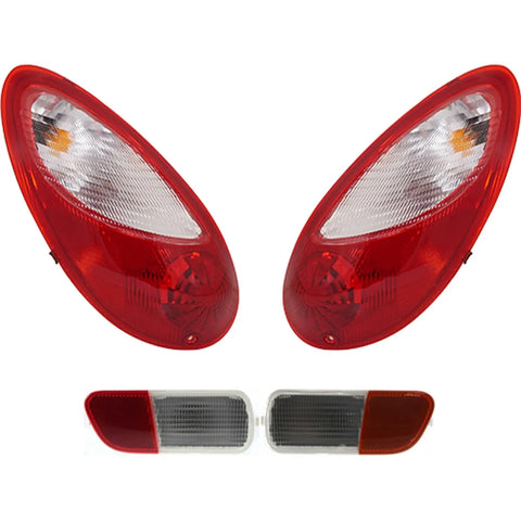 Tail Light Kit For 2006-2010 Chrysler PT Cruiser Left and Right 4Pc