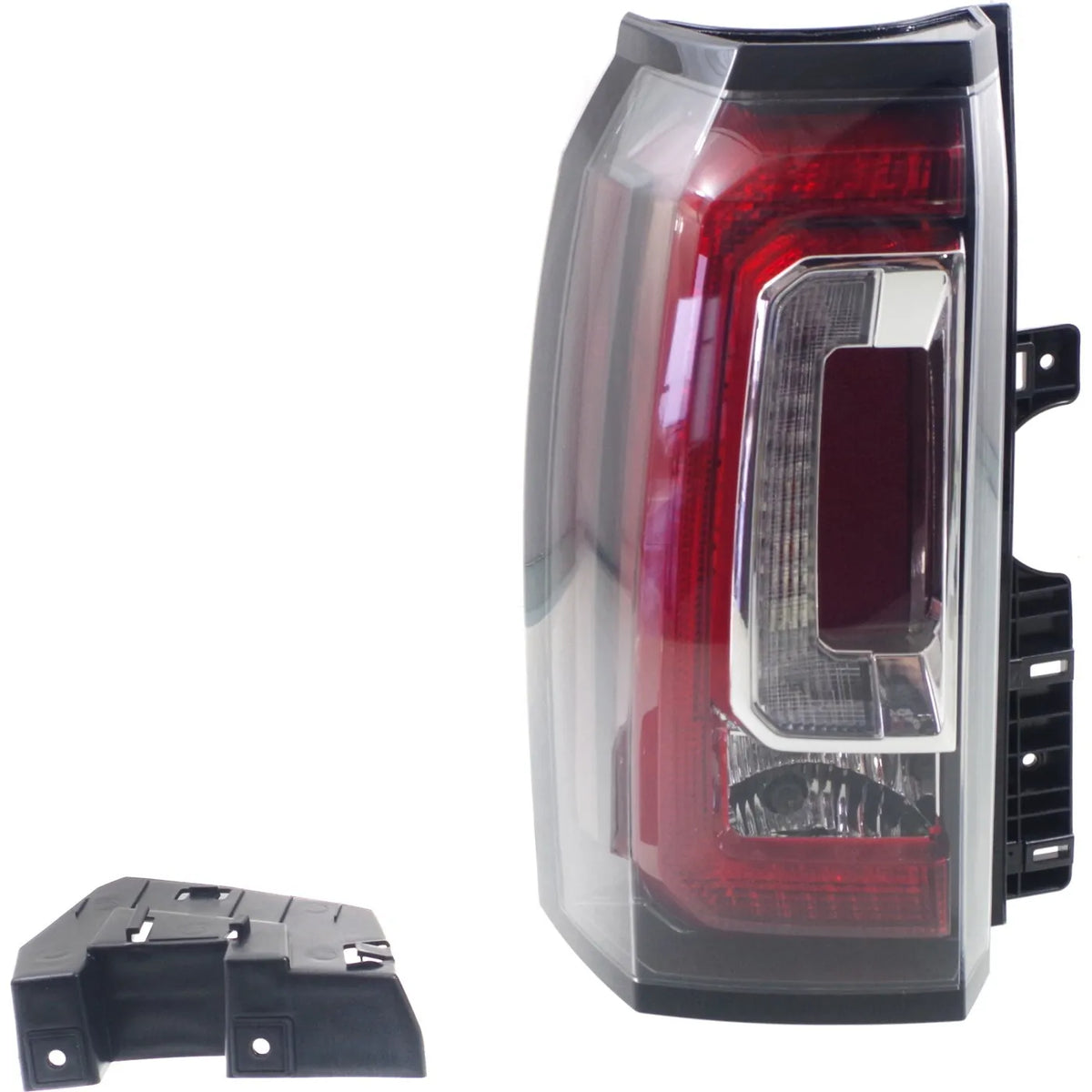 Evan-Fischer CAPA Certified LED Tail Light Set – For 2015-2018 GMC Yukon, Driver & Passenger Side, With Bulbs