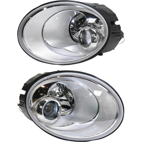 Headlight Set For 2006-2010 Volkswagen Beetle Left and Right With Bulb CAPA 2Pc