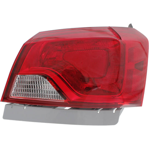 Halogen Tail Light For 2014-2018 Chevy Impala Right Outer Clear/Red Lens w/Bulbs