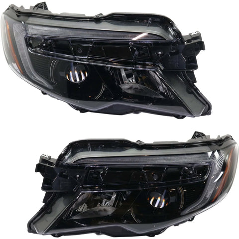 CAPA Headlight For 2016-2019 Honda Pilot Driver and Passenger Side
