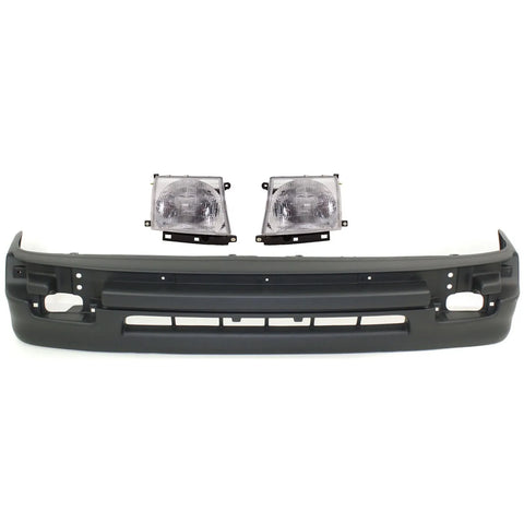 Headlight Kit For 1998-2000 Toyota Tacoma Driver and Passenger Side Clear Lens