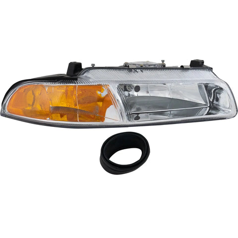 Halogen Headlight For 95-2000 Dodge Stratus Right w/Bulb & Improved Pattern Beam