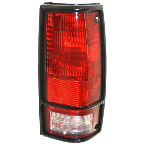 Tail Light for 83-94 Chevrolet S10 Blazer & 92-94 GMC Jimmy RH Black Trim