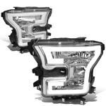 15-17 d F150 3D LED DRL Tube Running Strip Headlight/Lamp