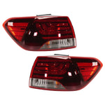 Tail Light Set For 2019-2020 Kia Sorento Left and Right Outer Clear/Red Halogen