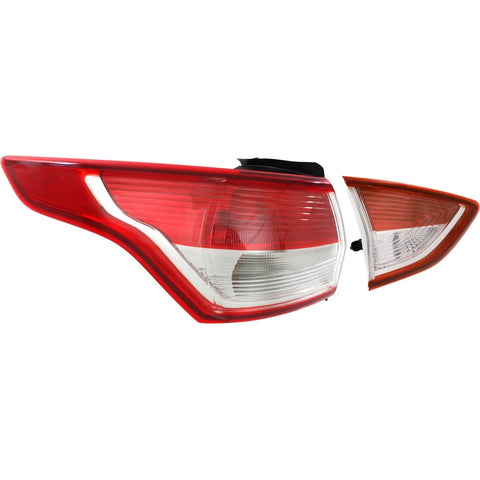 For FORD ESCAPE 2013-2016 Inner and Tail Light Assembly Left Side set of 2
