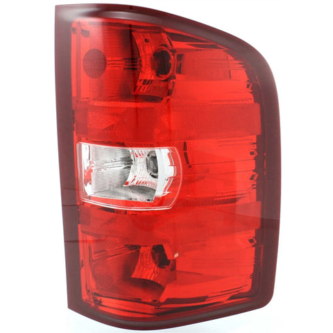 Halogen Tail Light For 2007-13 Chevy Silverado 1500 Right Clear/Red w/Bulbs CAPA