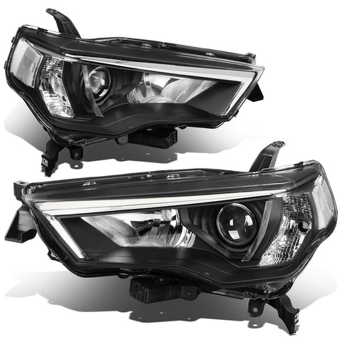 2014-2020 Toyota 4Runner Chrome Clear Signal Projector Headlight Headlamp