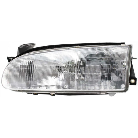 Headlight For 93 94 95 96 97 Geo Prizm Left Clear Lens With Bulb