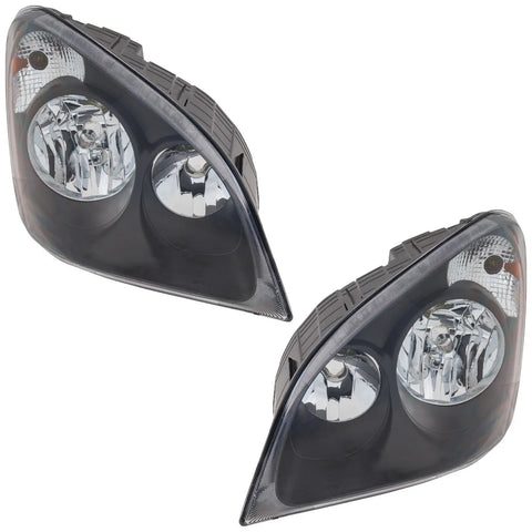 Headlight For 2008-2017 Freightliner Cascadia Pair LH and RH Lens and Housing