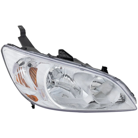 Headlight For 2004-2005 Honda Civic LX DX EX GX Value Package Hybrid HX Right