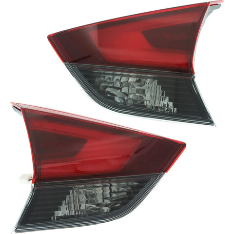 Tail Light Set Driver and Passenger Side Inner For 2017-2019 Nissan Rogue