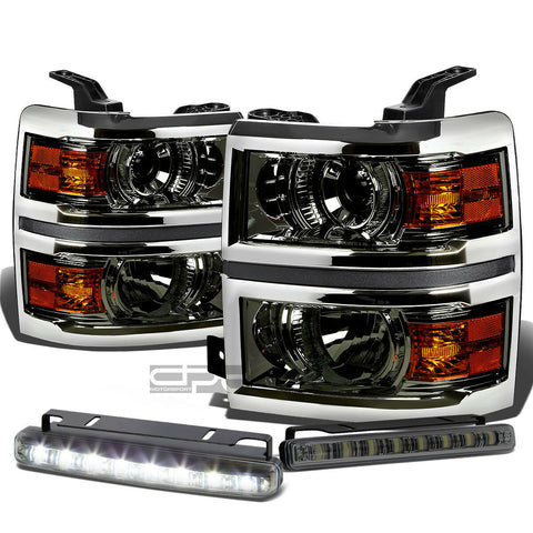 SMOKED PROJECTOR HEADLIGHT+AMBE
