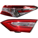 Tail Lights For 2018-2020 Toyota Camry Left Right Inner Outer Assy Halogen CAPA