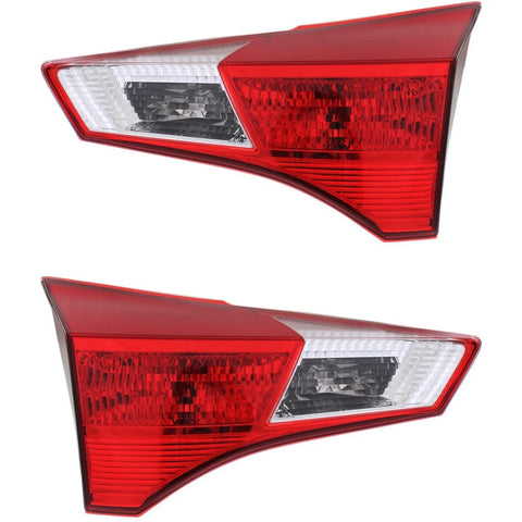 Pair Tail Light for 2013-2015 Toyota RAV4 LH RH Inner Liftgate Mounted
