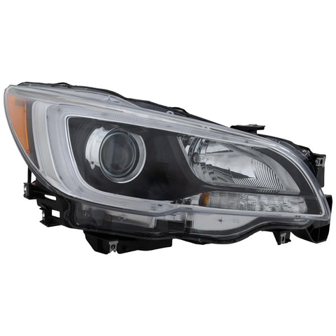 Halogen Headlight Black Interior Right Side For 2015-2017 Subaru Legacy Outback