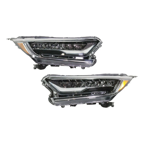 Headlight Set For 2017-2019 Honda CR-V Driver and Passenger Side LED