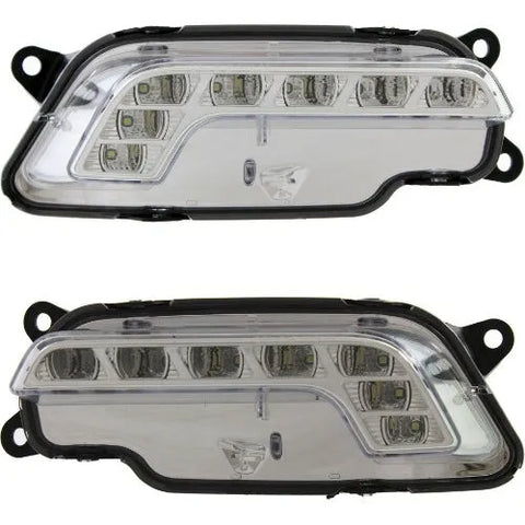 Halogen Driving Light Set For 2010-2016 Mercedes Benz E350 w/ Light Pkg 2Pc