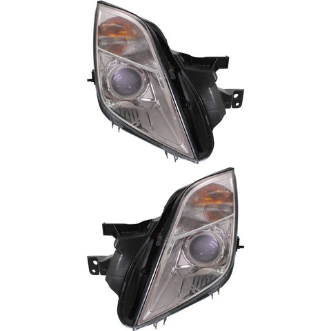 Headlight Set For 2010-2011 Mercury Milan Left and Right With Bulb 2Pc