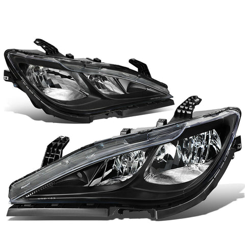 17-20 Chrysler Pacifica OE Style Black Housing Clear Corner Headlight Lamps