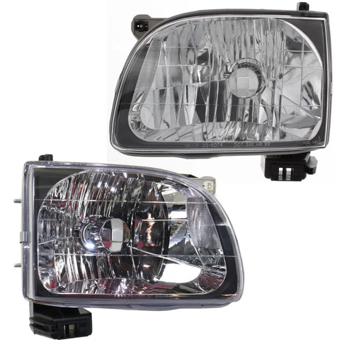 Headlight Set For 2001-2004 Toyota Tacoma Left and Right With Bulb CAPA 2Pc