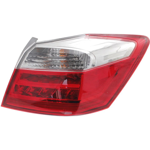 CAPA LED Tail Light Right Outer For 13-15 Honda Accord Sedan EX-L Touring Models
