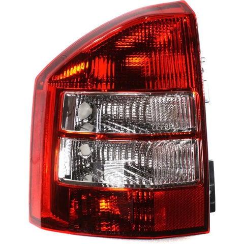 Halogen Tail Light For 2007-2010 Jeep Compass Left Clear & Red Lens