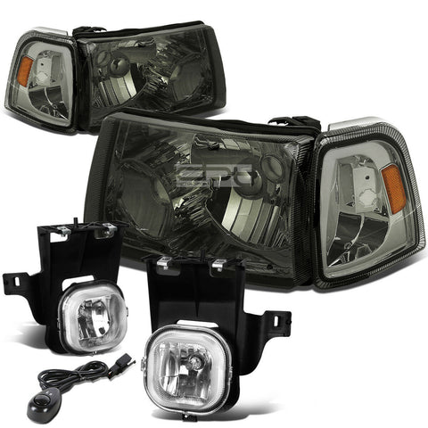 SMOKED HEADLIGHT+AMBE