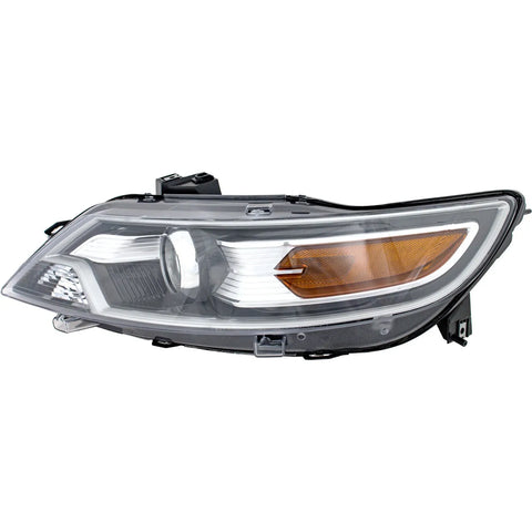 Headlight Assembly For 2010-2012 Ford Taurus Driver Side Sedan Halogen With Bulb