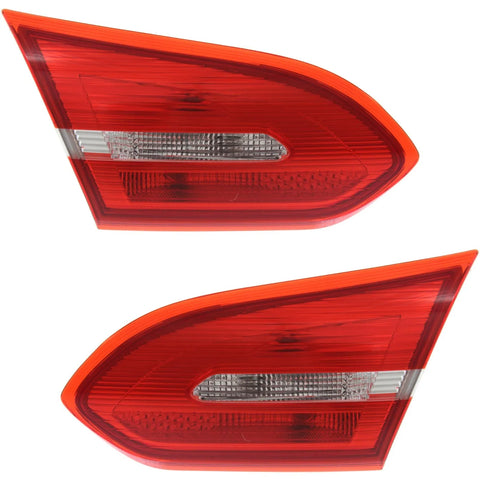 Tail Light For 2015-2018 Ford Focus Set of 2 Driver and Passenger Side Inner