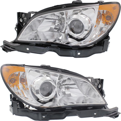 Headlight For 2007 Subaru Impreza Pair Driver and Passenger Side CAPA