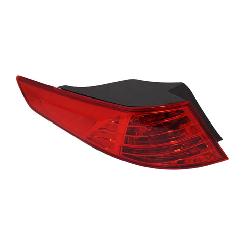 Halogen Tail Light For 2011-13 Kia Optima Korea Built Left Outer Clr/Red w/Bulbs