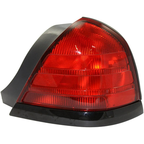 Tail Light for 2000-2011 Ford Crown Victoria Passenger Side w/ Black Molding