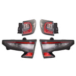 Tail Light Set For 2020 Subaru Outback Left and Right Inner Outer Clear/Red LED