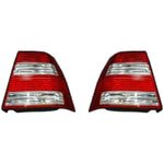 Taillights Taillamps Rear Brake Light Left & Right Pair Set for VW Jetta Sedan